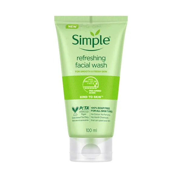 Simple Kind to Skin Refresh Face Wash - 100ml