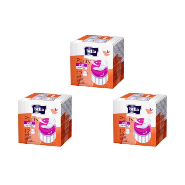 Bella Classic Panty Liners Soft Comfort (12Pcs) - Pack of 3
