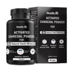 HealthVit Activated Charcoal Powder for Natural Teeth Whitening – 20gm