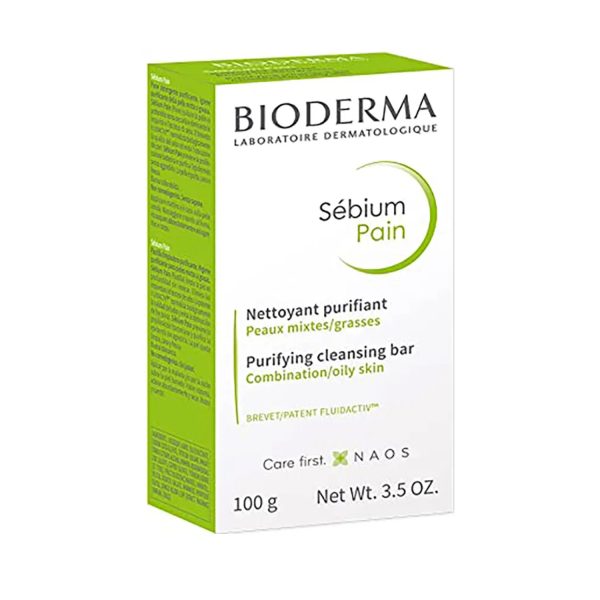 Bioderma Sebium Pain Purifying Cleansing Bar (100 gm)