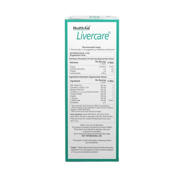 HealthAid Livercare Tablets (60 Nos)