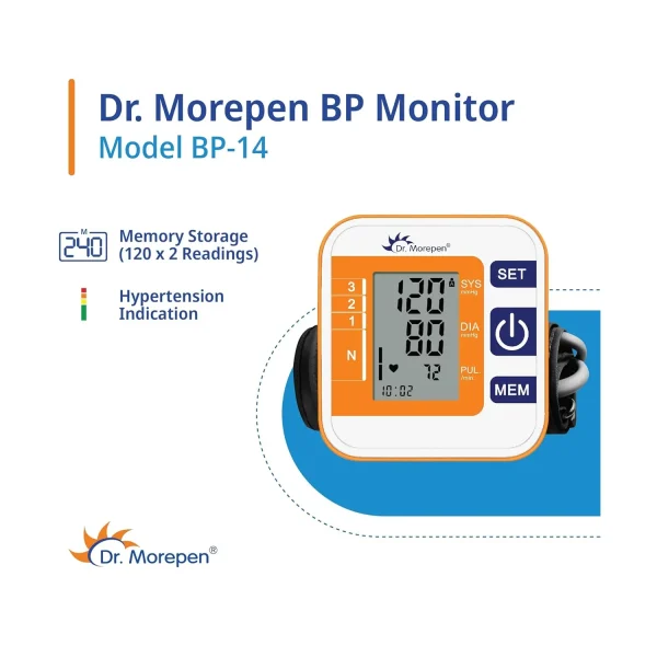 Dr Morepen Bp monitor model BP-14