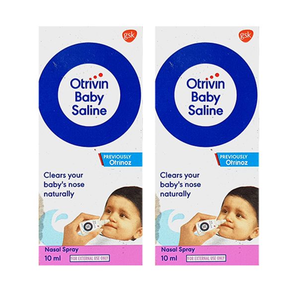 Otrivin Baby Saline Nasal Spray - 10ml (Pack of 2) Otrivin Baby Saline Nasal Spray - 10ml (Pack of 2)