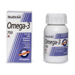 HealthAid Omega-3 750 mg (60 Capsules)