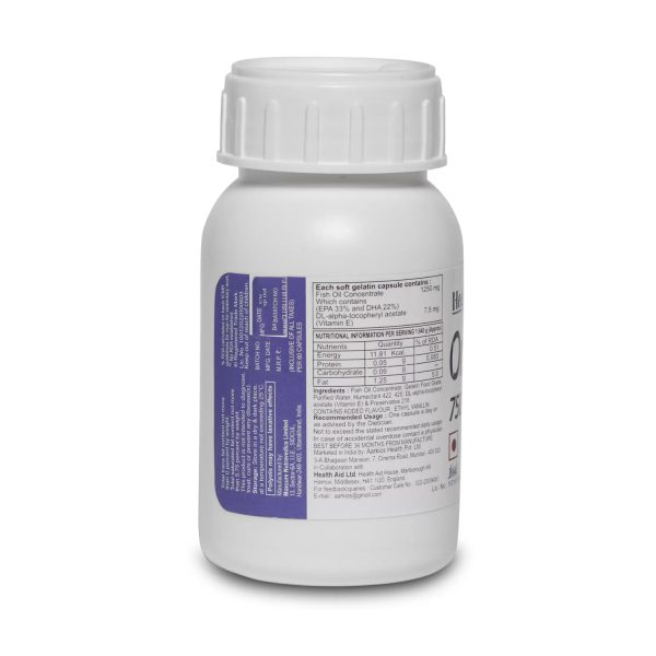 HealthAid Omega-3 750 mg (60 Capsules)