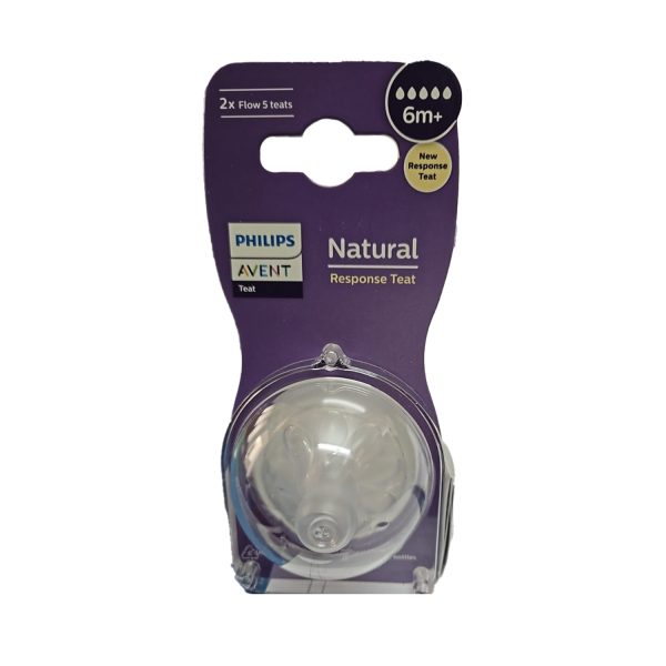 Philips Avent Natural Teats Fast Flow 6M+