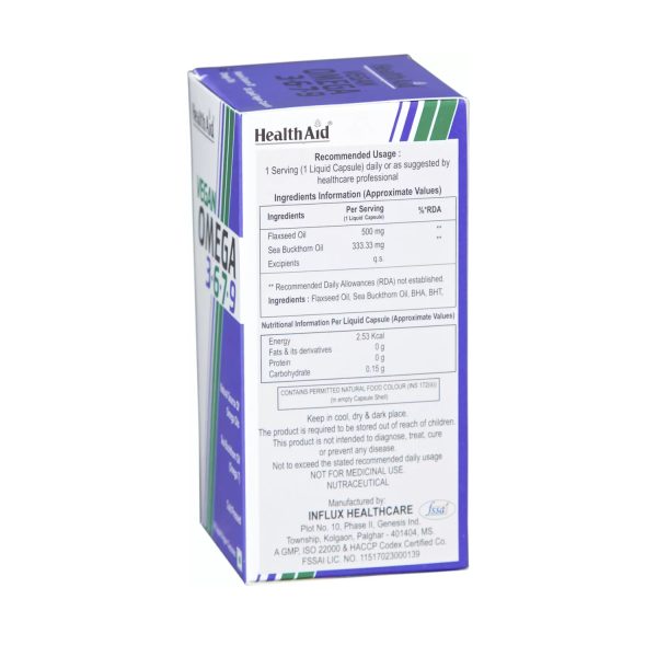 HealthAid Vegan Omega 3.6.7.9 (30 Capsules)