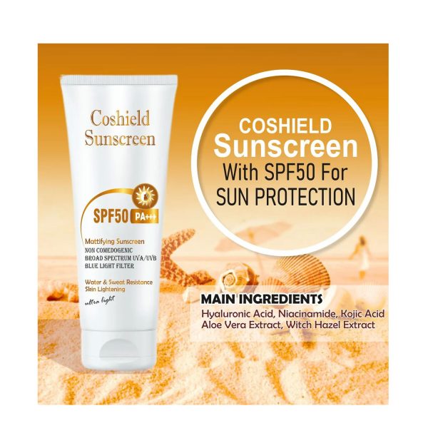 main ingredients of Coshield Sunscreen
