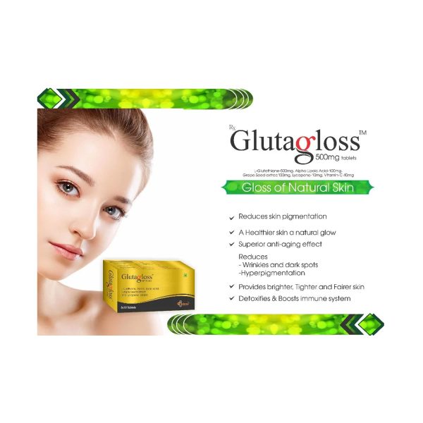 Gloss of natural skin