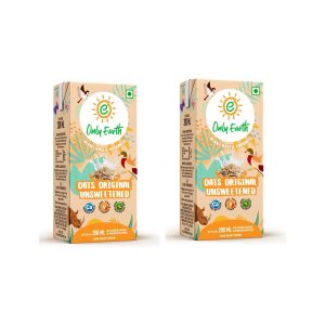 Only Earth Oats Original Unsweetened Drink 200ml (Pack of 2)