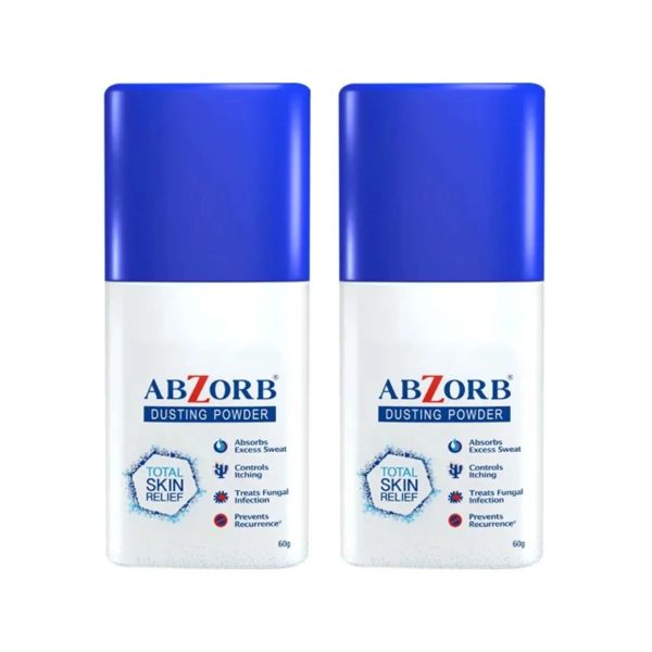 Abzorb Anti Fungal Dusting Powder 60g (Pack of 2)