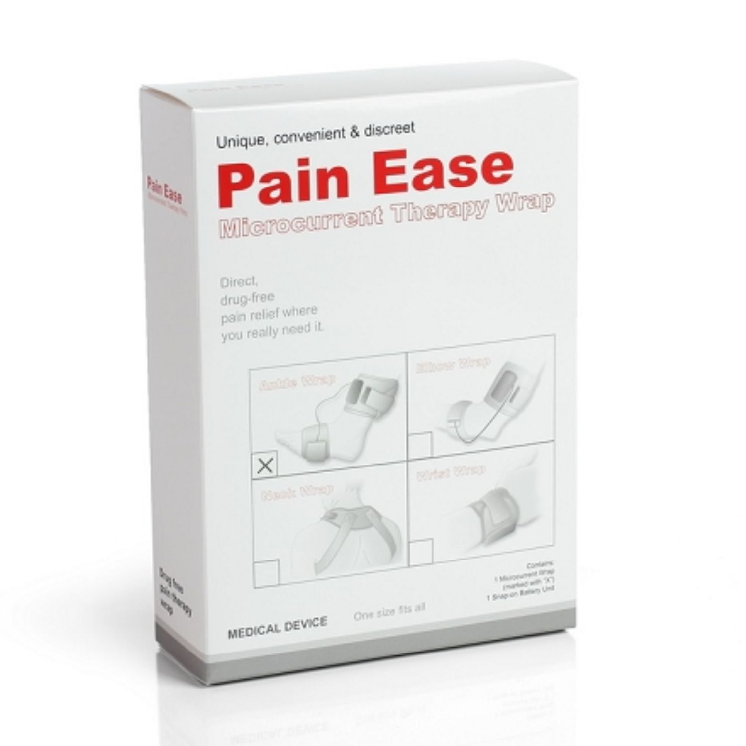 Nuage Health Pain Ease Ankle Wrap Microcurrent Therapy