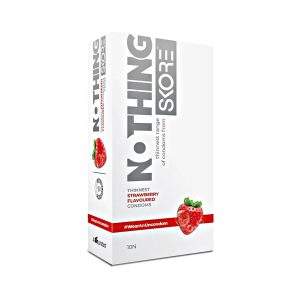 Skore Nothing Strawberry Flavoured Condoms