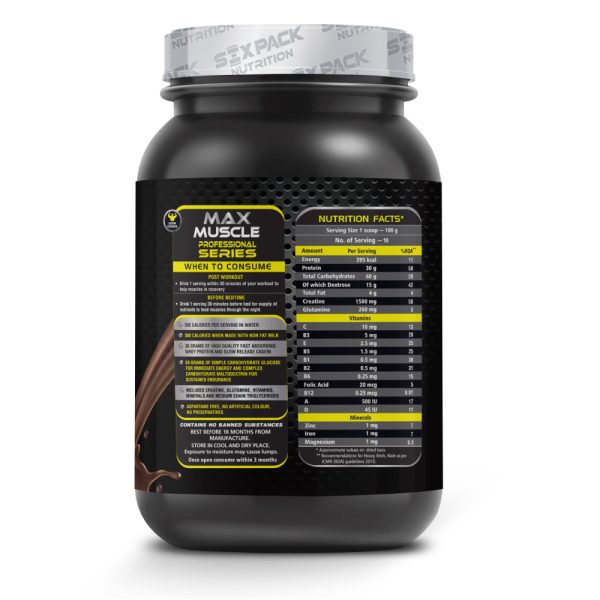 Six Pack Nutrition Max Muscle Professional Series