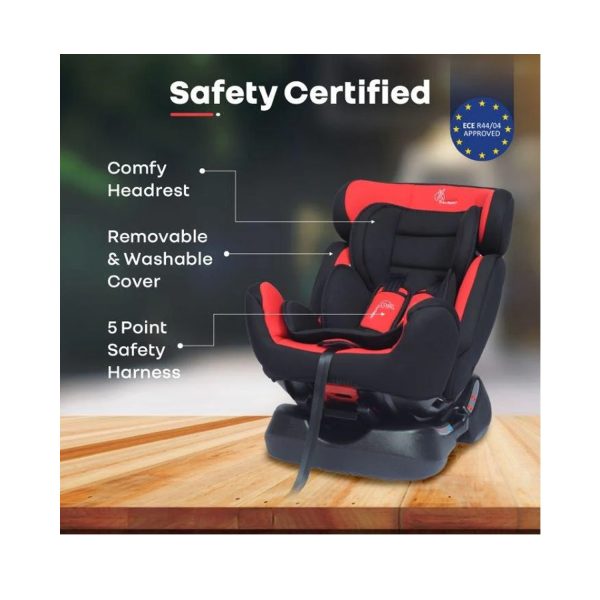 R for Rabbit Jack N Jill Grand Baby Car Seat (Red)