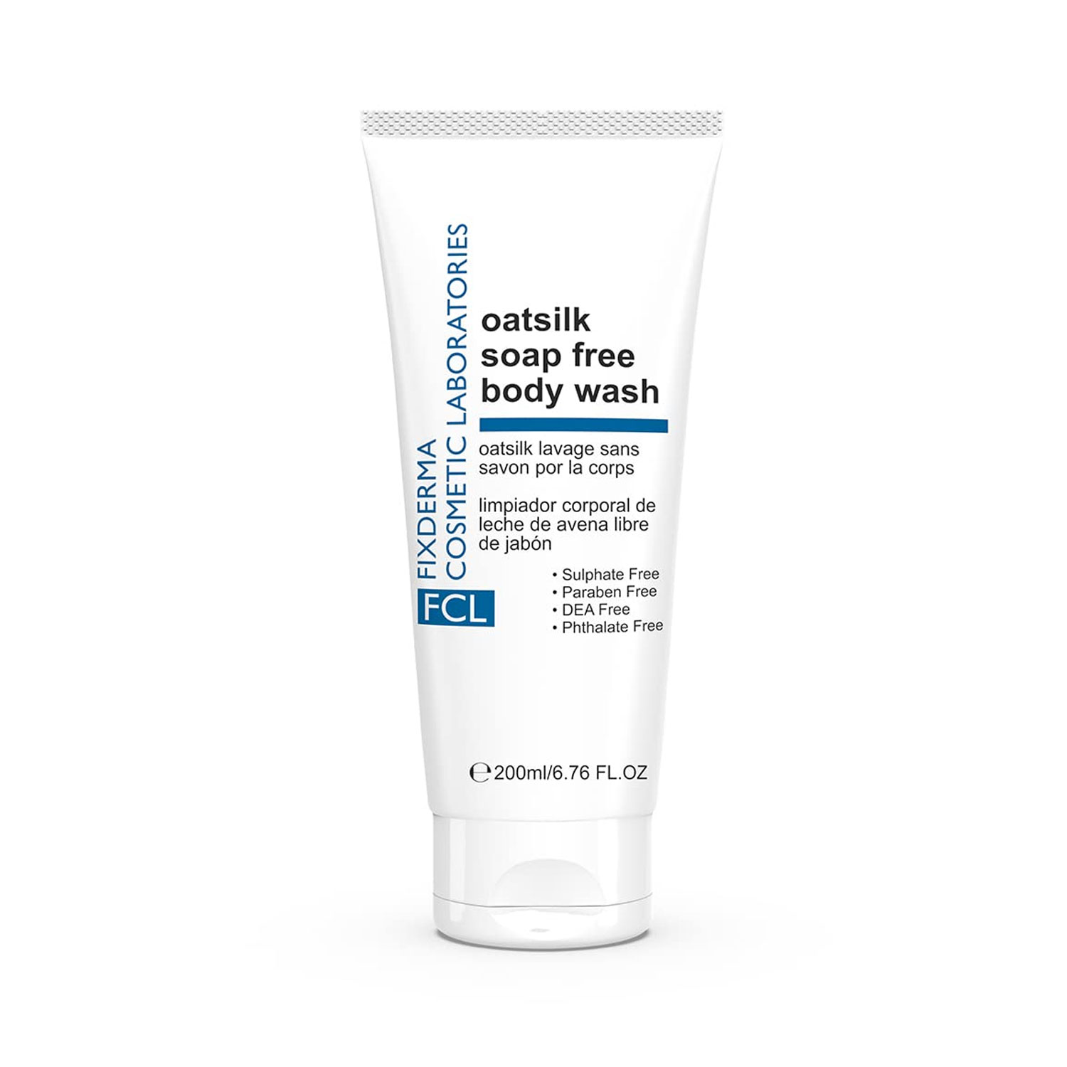 FixDERMA Oatsilk Soap Free Body Wash 200ml