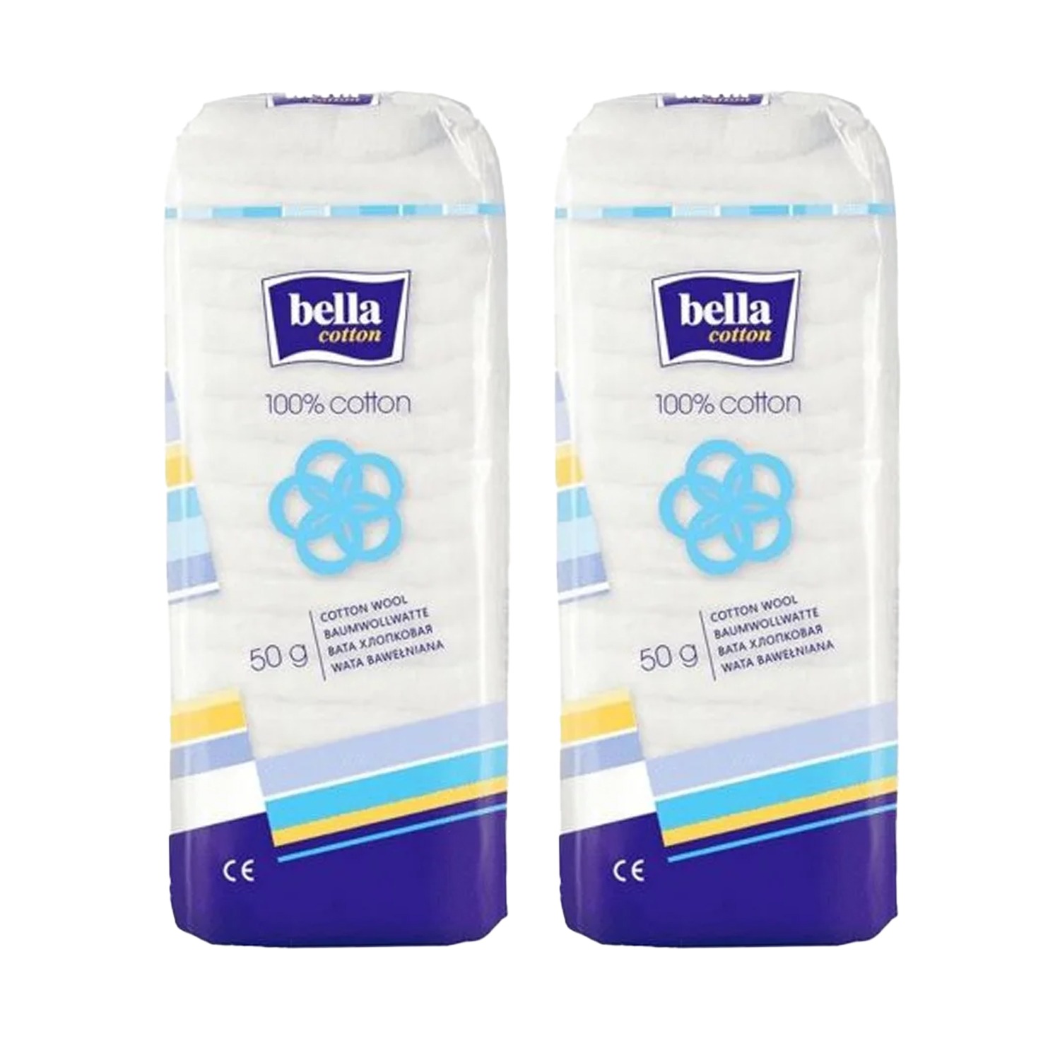 Bella Cotton Wool 50g (Pack of 2)