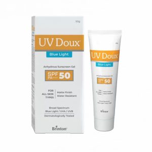 UV Doux Blue Light SPF 50 Sunscreen Gel - 50gm