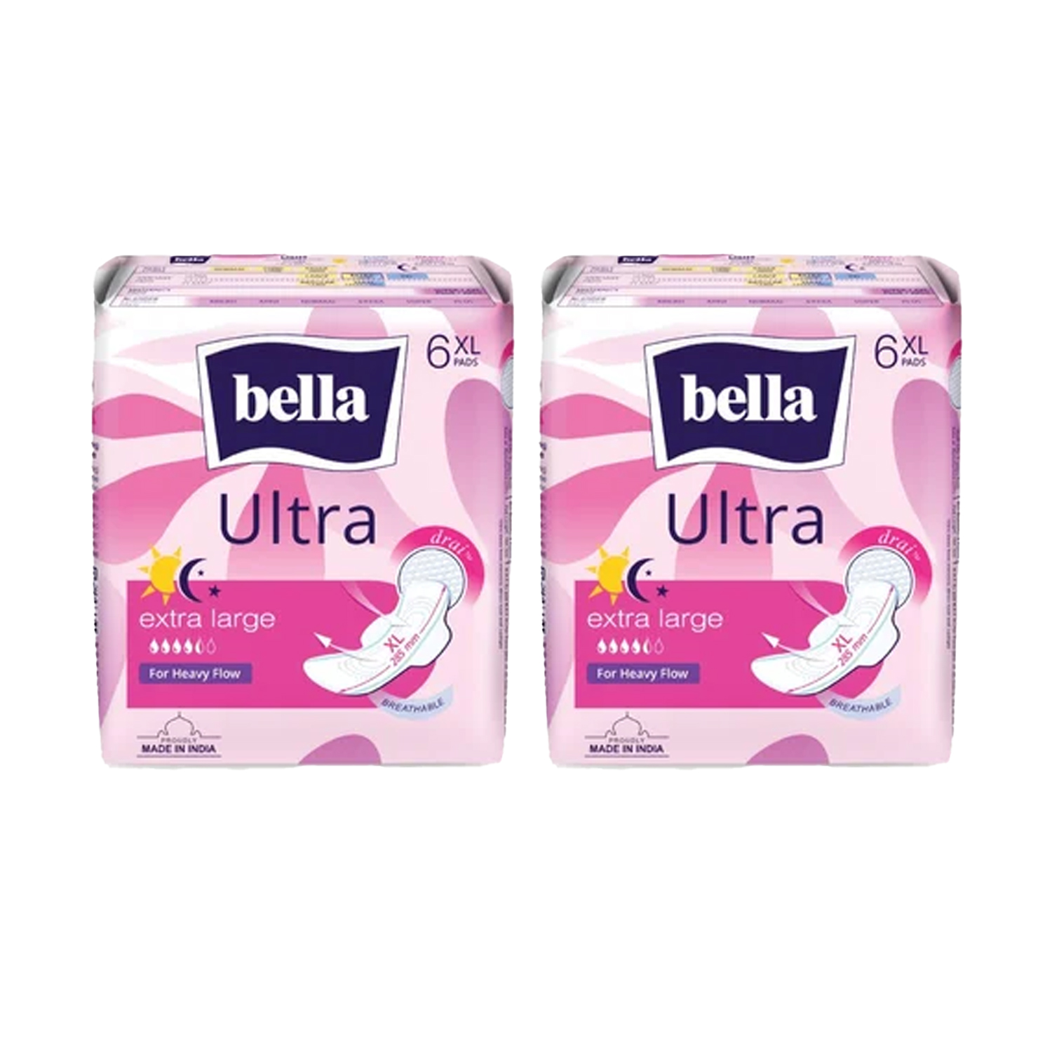 Bella Ultra Day XL 6 Pieces (Pack of 2)