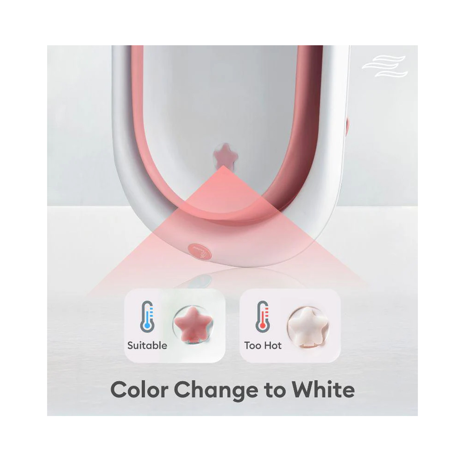 R for Rabbit Bubble Double Aqua Baby Bath Tub (Pink)