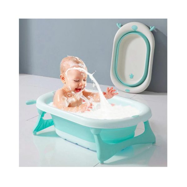 R for Rabbit Bubble Double Aqua Baby Bath Tub (Blue)