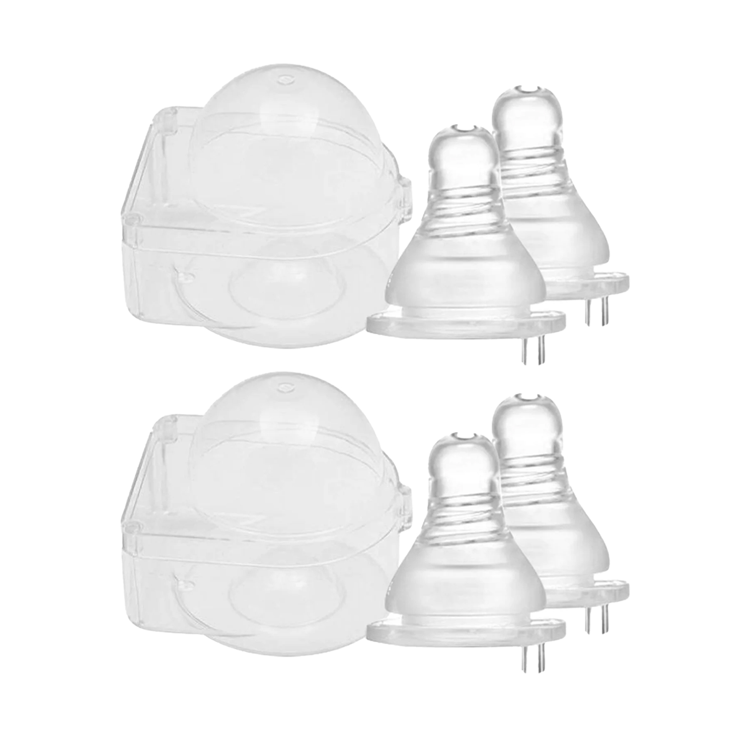 Budds Buddy Premium Anti Colic Silicone Teat Medium 2 Pieces (Pack of 2)