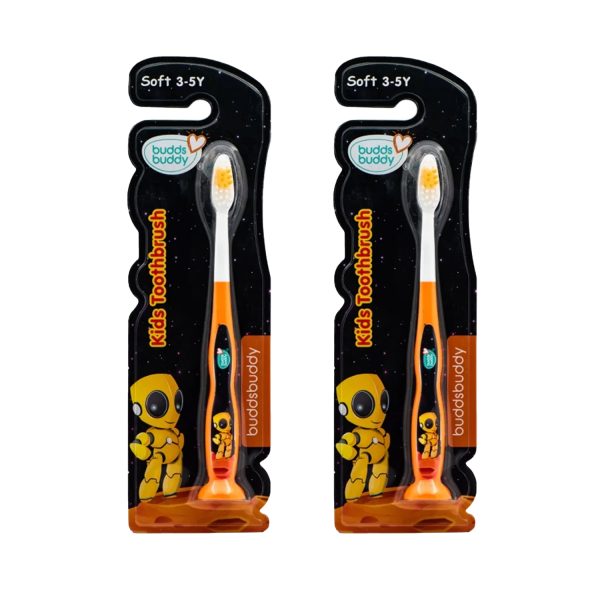 BuddsBuddy Astro Kids Toothbrush 1 Piece (Pack of 2)
