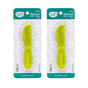 BuddsBuddy Premium Baby Comb 1 Piece (Pack of 2)