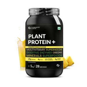 Carbamide Forte Plant Protein + Powder Alphonso Mango Flavour (1 Kg)