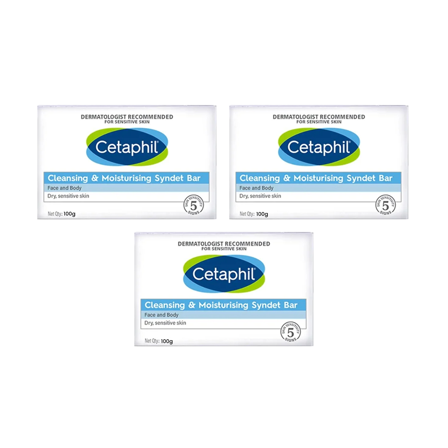 Cetaphil Baby Bar Kids Soap for Bath -100 gm (Pack of 3)