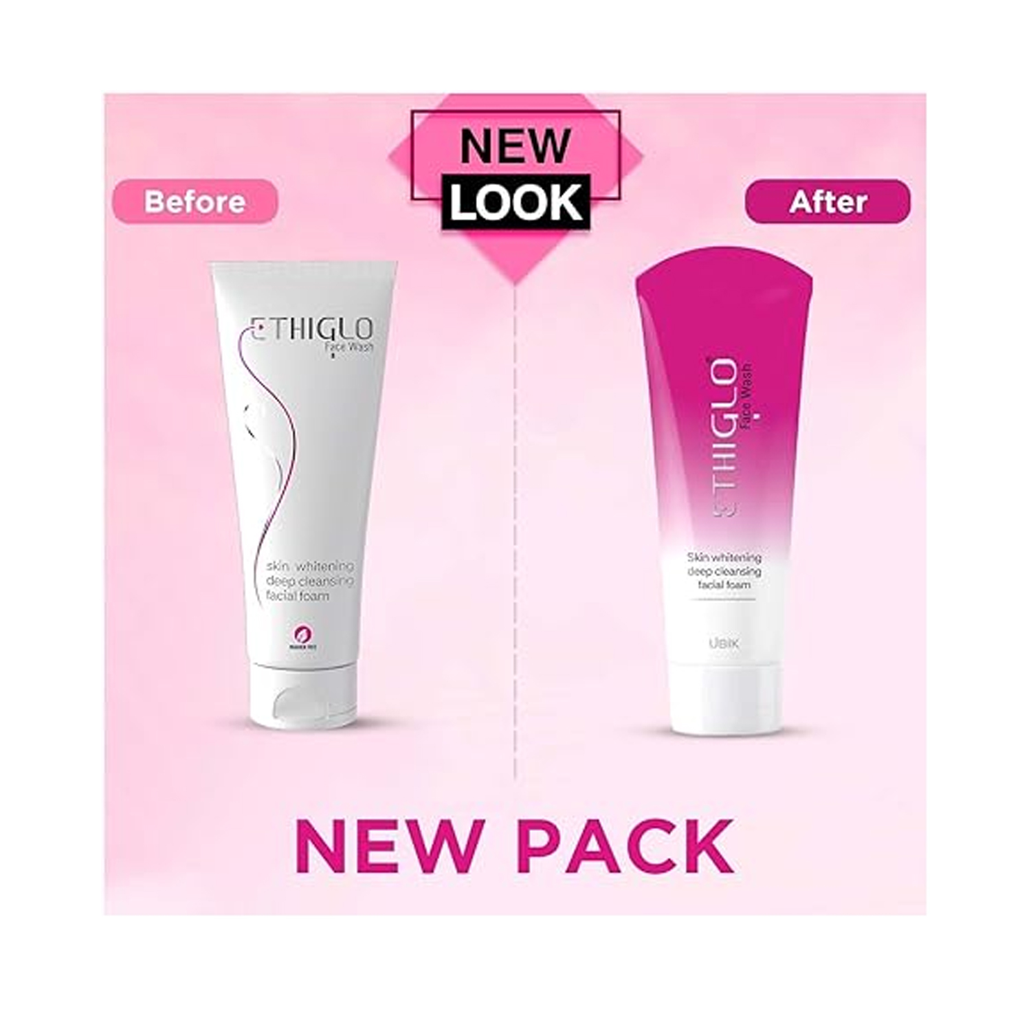 Ethiglo Skin whitening, Deep Cleansing Facial Foam Face Wash 200g