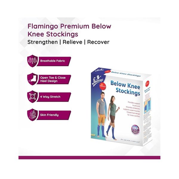Flamingo Premium Below Knee Stockings OC2073