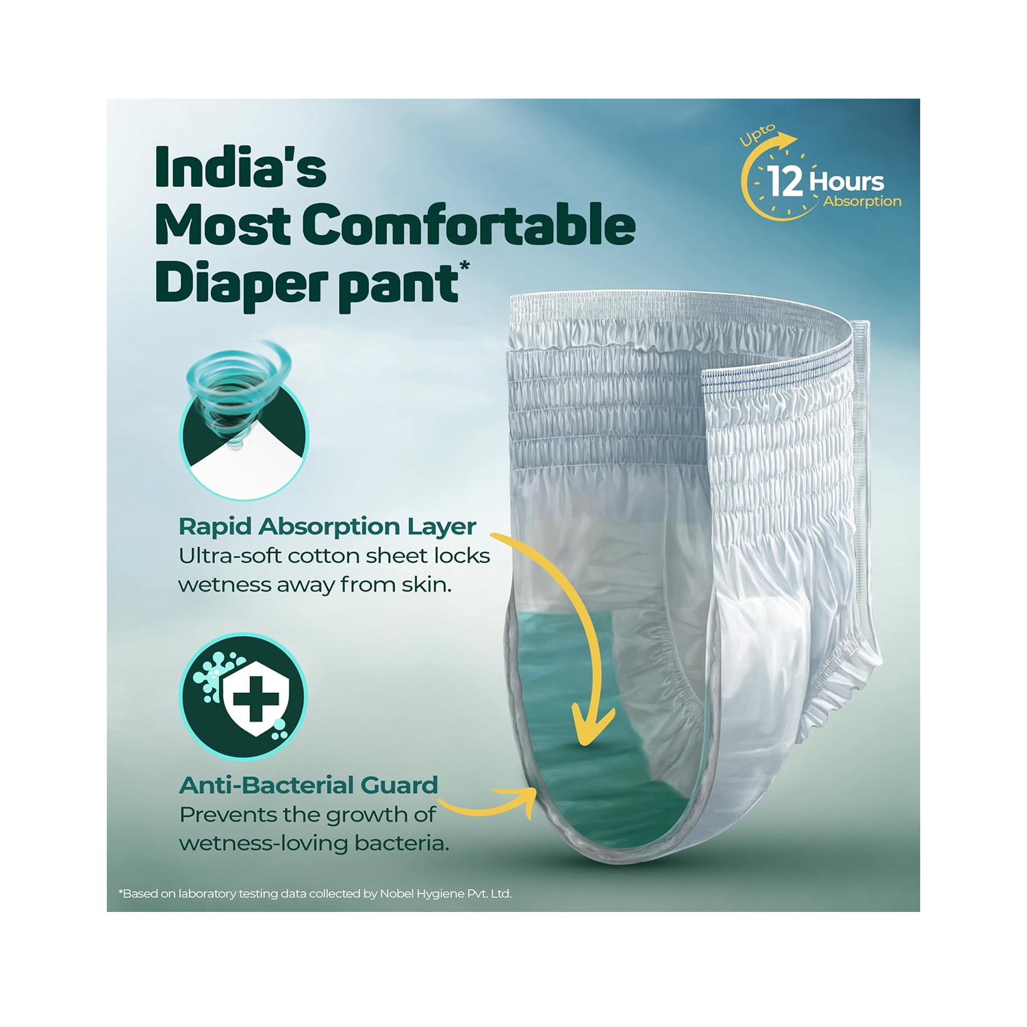 Friends Premium Adult Diapers Pant Style Large (10 Diapers)