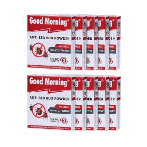Good Morning Anti Bed Bug Repellent Powder 15gm (Pack of 10)