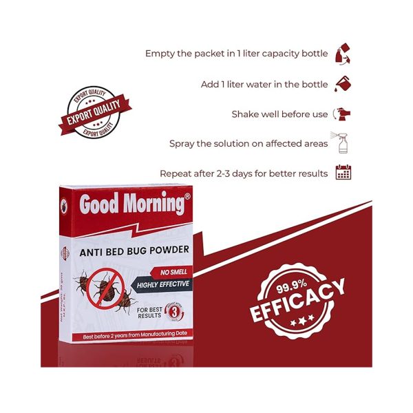 Good Morning Anti Bed Bug Repellent Powder 15gm (Pack of 2)