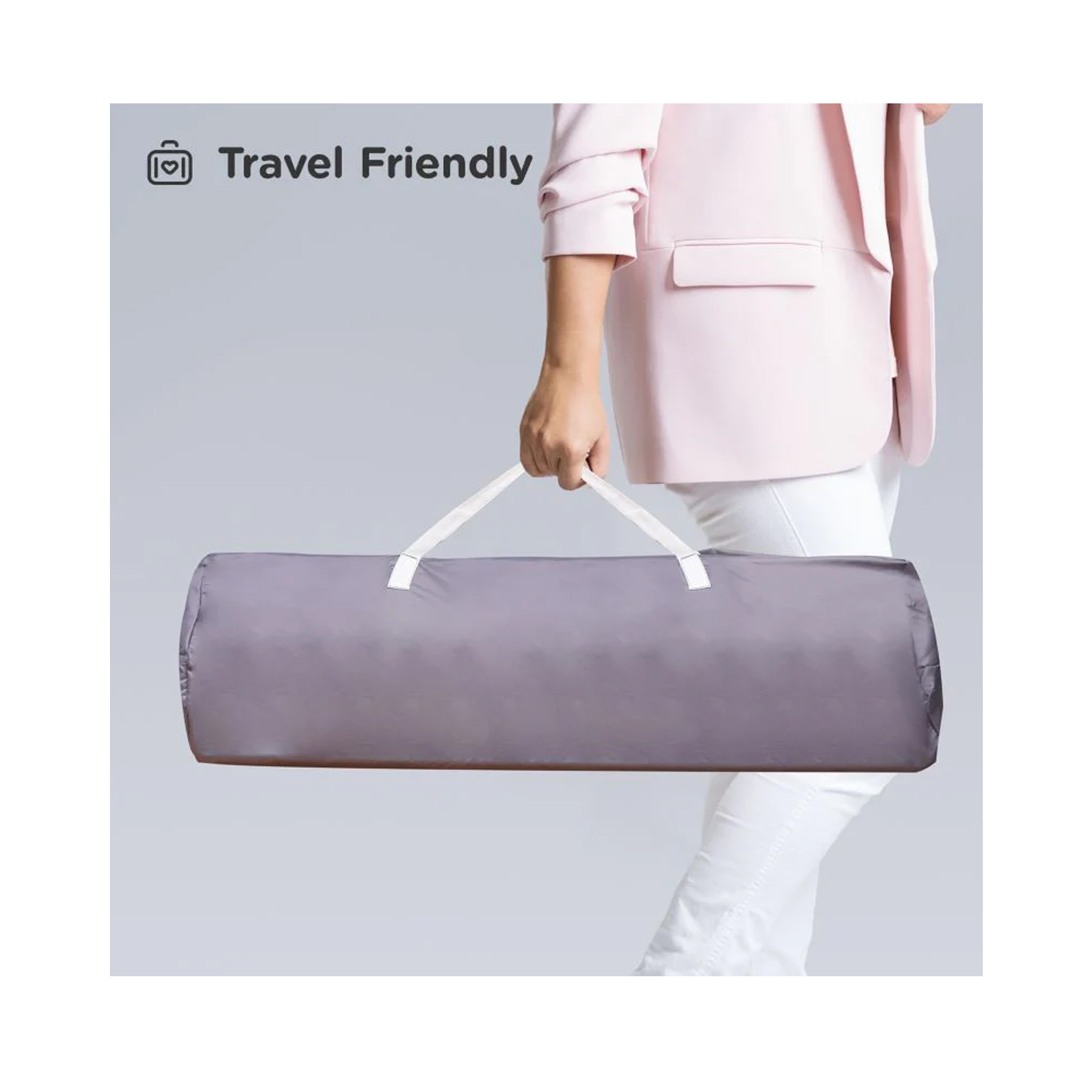 R for Rabbit Hop A Little Baby Cot (Beige)