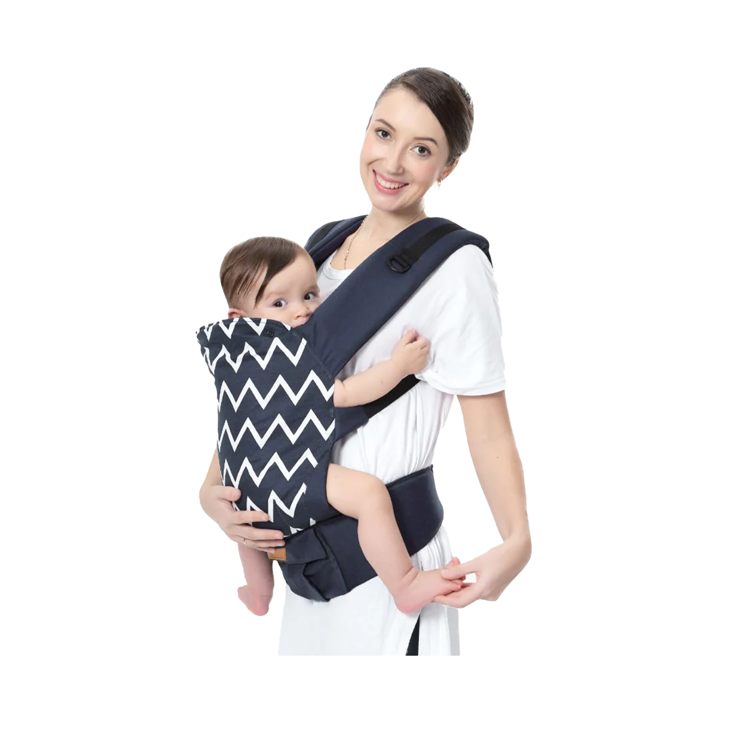 R for Rabbit Hug Me Ergo 2-in-1 Baby Carrier with Ergonomic Support (Blue)