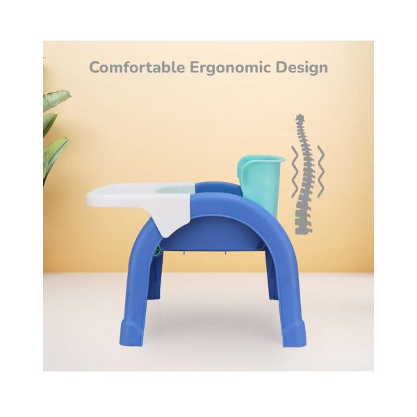 R for Rabbit Jelly Bean 3 in 1 Multi-Functional Kids Chair (Green Blue)