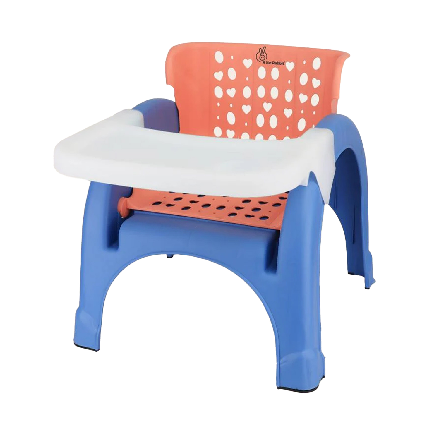 R for Rabbit Jelly Bean 3 in 1 Multi-Functional Kids Chair (Orange Blue)