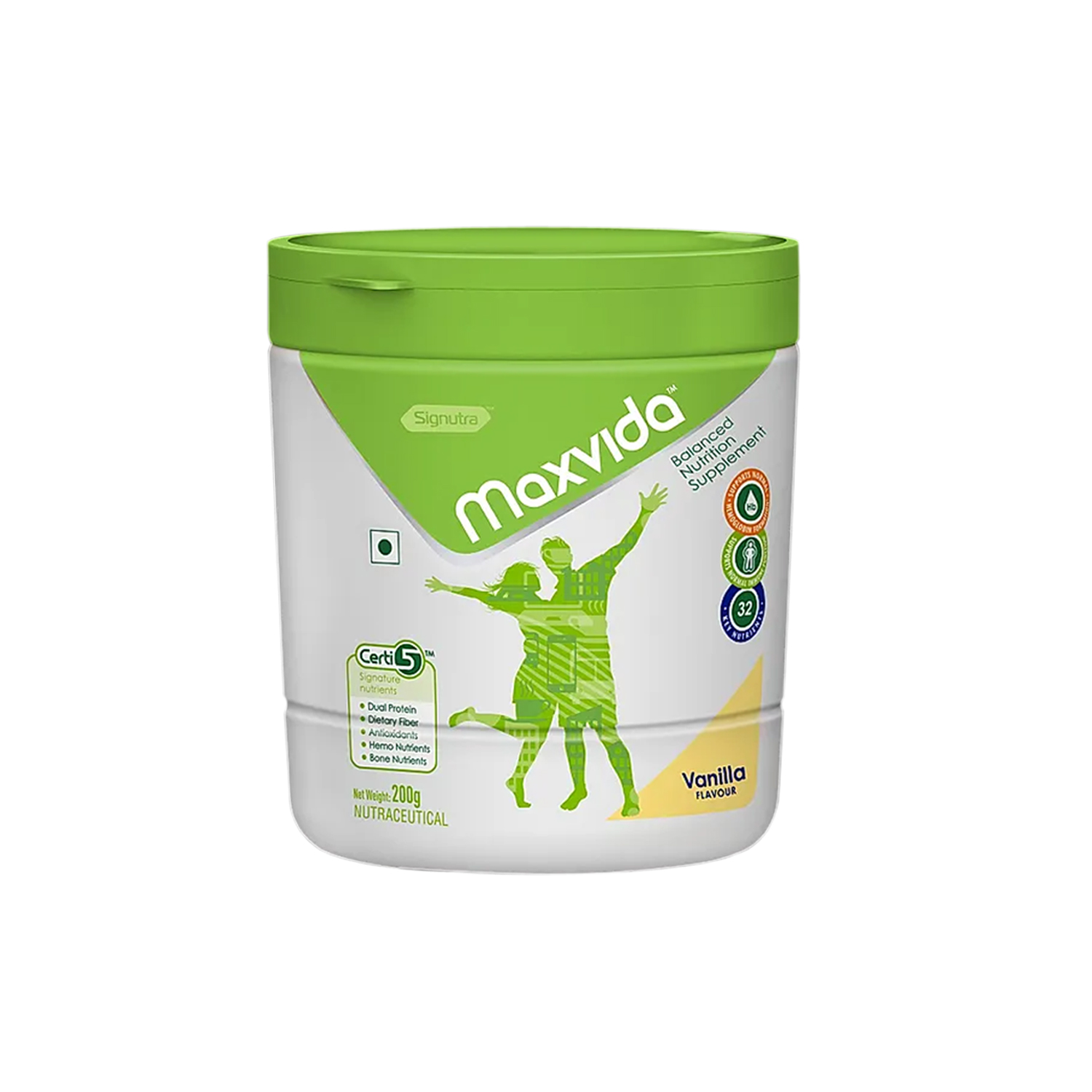 Maxvida Balanced Nutrition supplement Vanilla 200g
