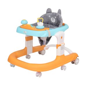 R for Rabbit Little Feet Sportz 2- in-1 Baby Walker (Orange Blue)