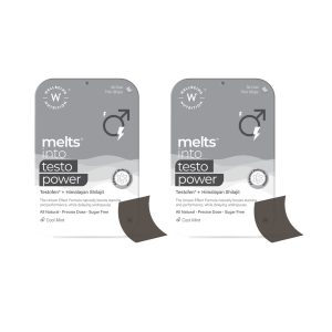 Wellbeing Nutrition Melts into Testo Power Oral Thin Strip 30Nos (Pack of 2)
