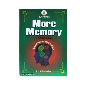 Surjichem More Memory Capsules (60 Nos)