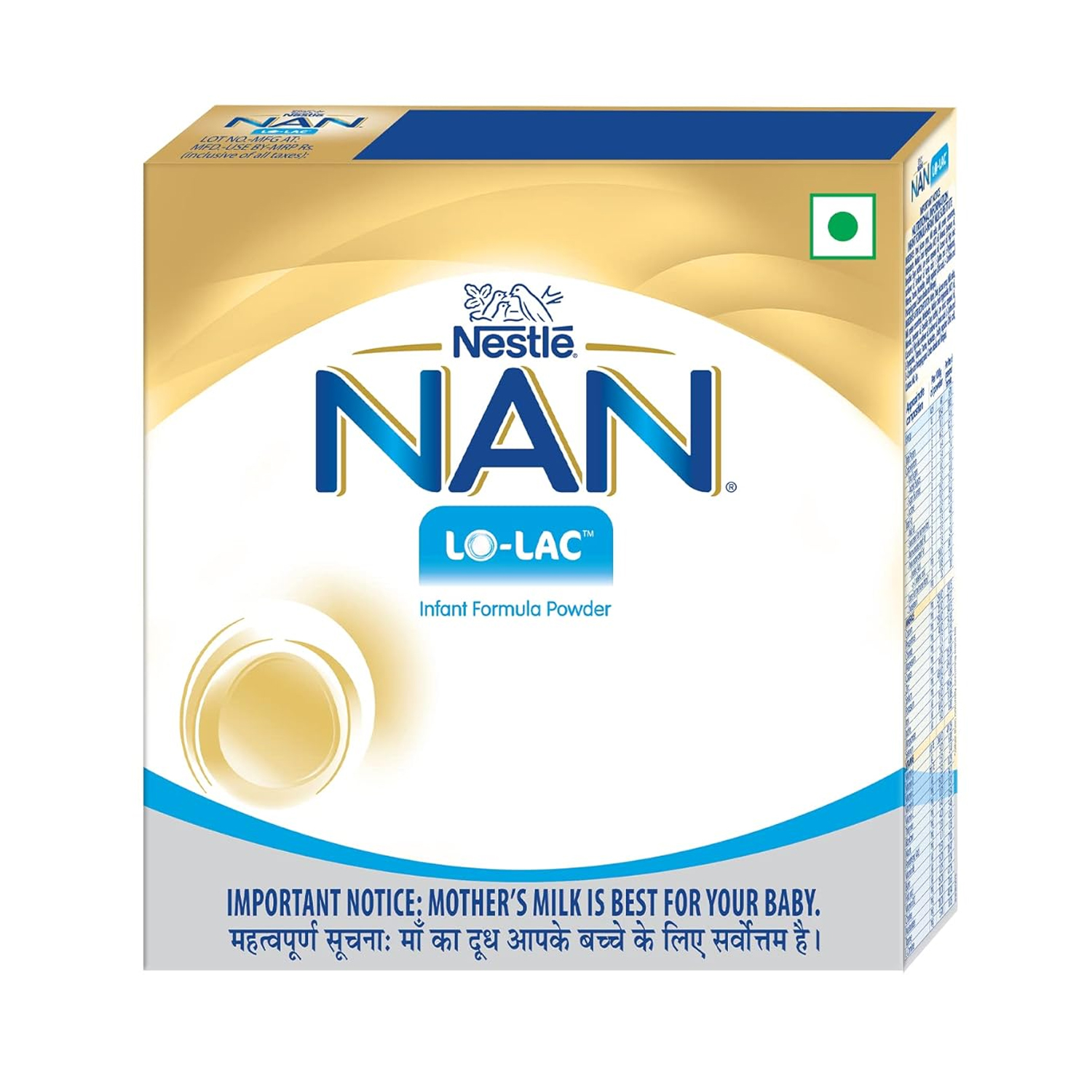 Nestle Nan Lo-Lac Infant Formula Powder 200 gm Refill Pack