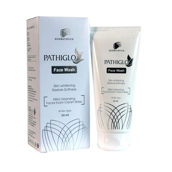 Derma Topics Pathiglo Skin Lightening Creamy Face Wash (50 ml)