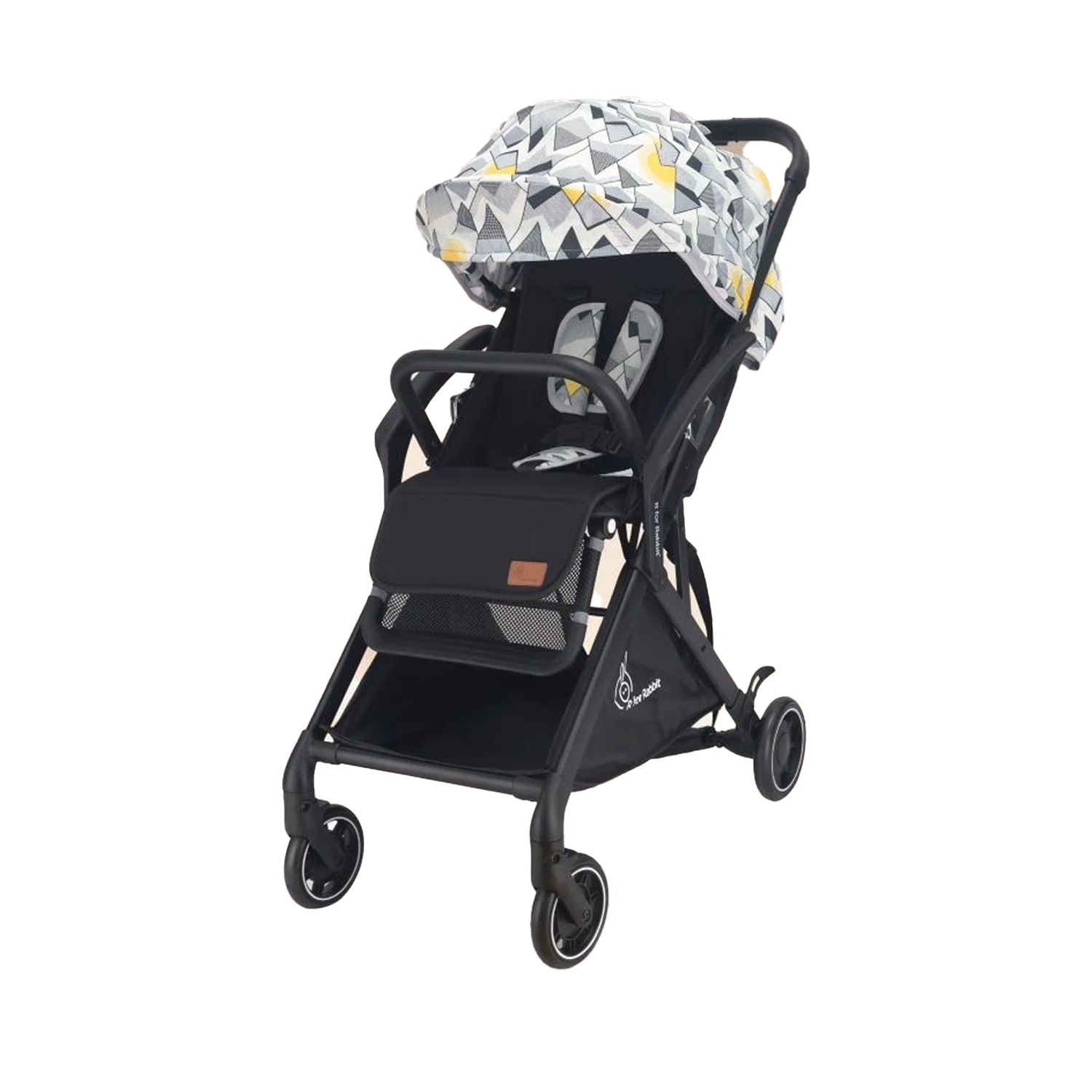 R for Rabbit Street Smart Aero Stroller (Black Multi)