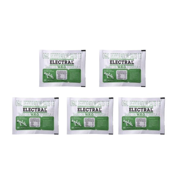 Electral - Oral Rehydration Salts - 21.80g (Pack of 5)