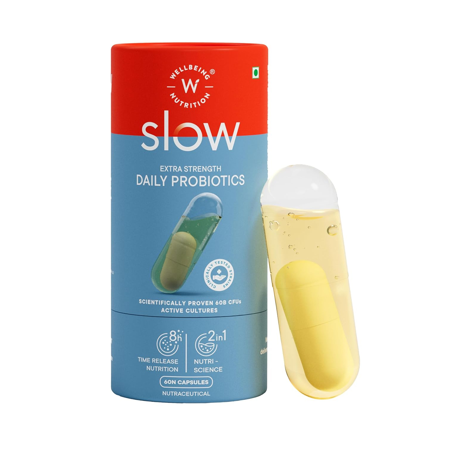 Wellbeing Nutrition Slow Gut Health- 60 Capsules