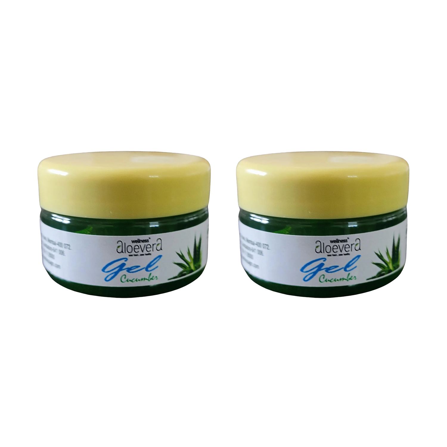 Wellness Agro Aloe Vera Cucumber Face Gel 60g (Pack of 2)