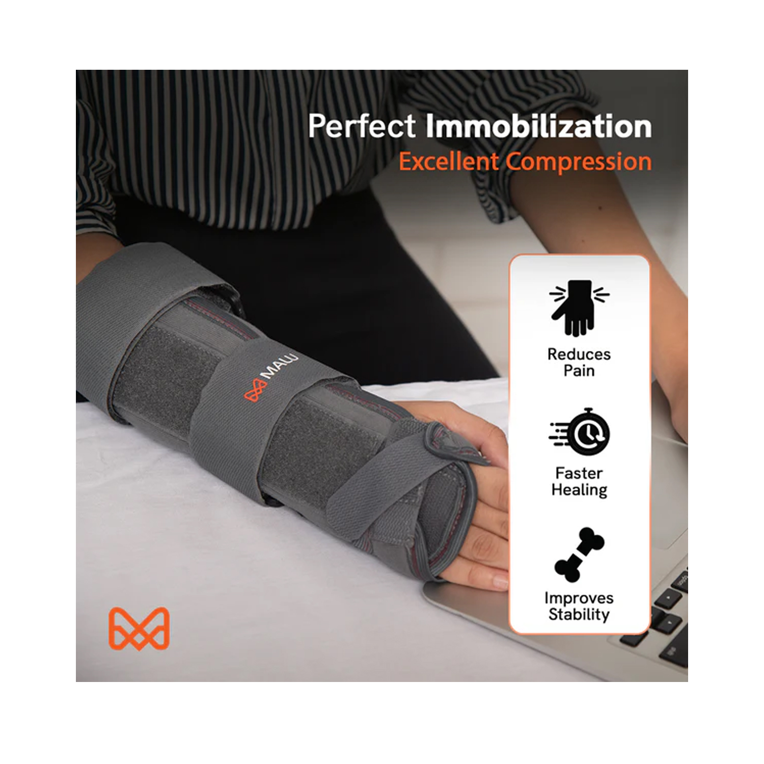 Malu Healthcare Wrist and Forearm Splint (Universal)